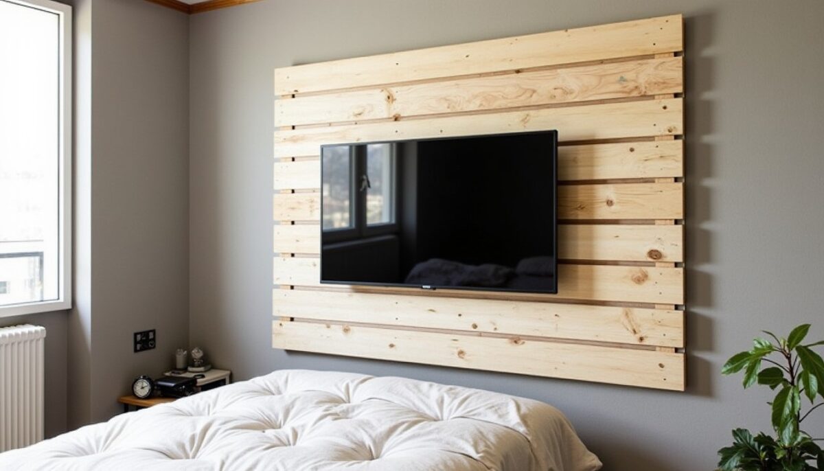 Construisez votre mur TV en palette : le guide DIY étape par étape