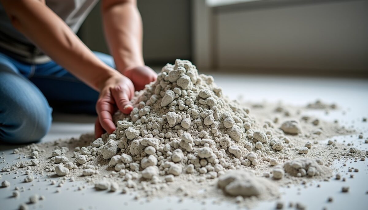 Quelle quantité de sacs de béton prêt à l'emploi pour couvrir 1m² ?